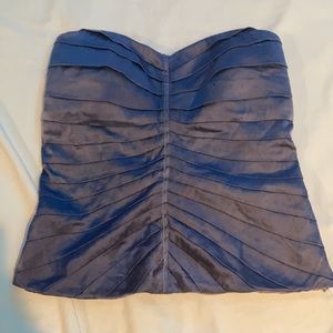 Hand dyed BEBE corset reworked bodice top